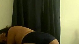 i am a mature latina doin striptease in glasses, clothes riped