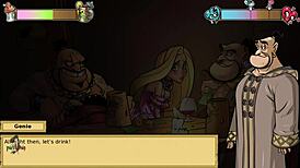 Iris's orgasm in threesome with repunzel