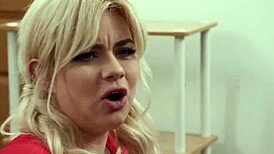 Cute Blonde Heather Honey Takes Double Penetration from Huge Black Dicks