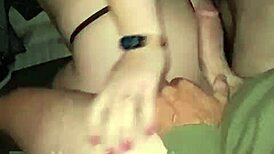 Married Latina Takes On Three Guys In A Steamy Van Gangbang.