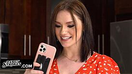 Familystrokes - Lucky Stud Freeuses Stepsister Before New Girl Joins Wild Threesome. Wanna Play Too?