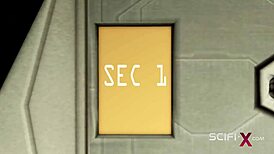 Sex Android Dominates Busty Hottie in Spacecraft Restraints!