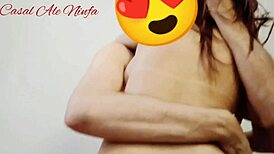 Hot wife moans loudly with big cock while cuckold films 😩