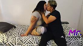 Virgin Girlfriend Deflowered by Mom in Room