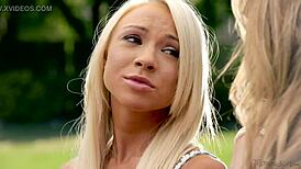 Tanya tate and katerina kay share a moment