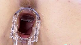 Hot teen 18+ gaping her cunt