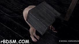 Bounded beauty whispers 'my throat leaks wet'