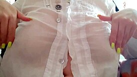 Undress me when we’re alone at home. Fuck my big natural tits hard - LuxuryOrgasm.