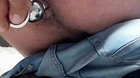 Plug Anal 3 Dildo Play in Tight Ass