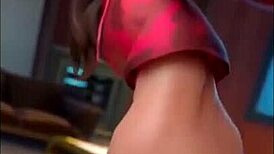 Check out ruby fucking hard in this fortnite compilation with cum scenes