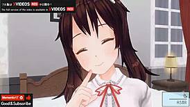 Feel The Intense Pleasure In Uncensored Japanese Hentai Anime Handjob And Blowjob, Asmr With Earphones Recommended