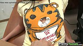 Cute teen 18+ babe facial colby mc adams 1 6