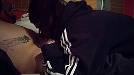 I found this teen slut on Craigslist and she deepthroats my monster cock