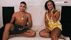 Damn, watch this naughty girl suck and take it hard!