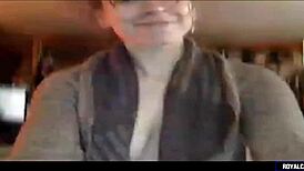 crazy stepmom masturbates on webcam for viewers