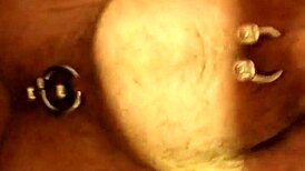 My wife is fucking me with a 10 inch strap on.