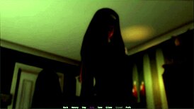 Azraesha plays Halloween in the rift, sucking big tits and giving blowjob in spooky costume fun