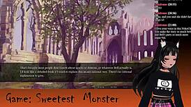 Vtuber Lewdneko Engages In Halloween Game With Monsters