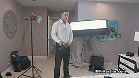 Leather bunny shoot turns into wild foursome