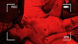 I am teaching Stacey Daniels how to deepthroat that big dick, www.kingcuretv.com.