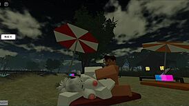 Cute MILF Jumps Cock in Game