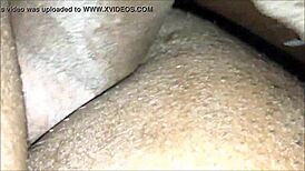 black amateur couple's horny homemade close-up buttsex