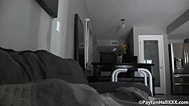 Crazy Payton Hall Eats Her Stepson Connor's Waffle Load