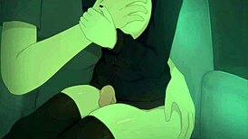 Handjob Feels Intense Between Big Tits