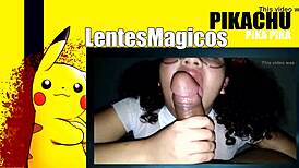 Colegiala Sucia Con Lentes Edad 20 Años Aprendiendo A MAMAR