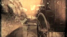 In this vintage film, black performers come together in a classic black on black scene.