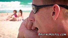 Extreme Bondage Hair Ties During Throat Use And Separation