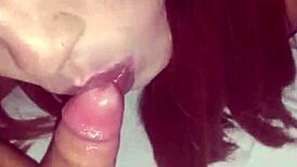 Wanessa silva142 sucks a young guy, tastes his cum, and swallows it all.