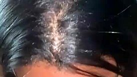 Ebony Wife Sucks Husband In Cuckold Scene Until He Cums