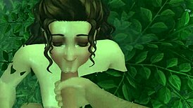 garden of eden sensual nature scene