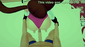 Rosa Nanci Pokemon in Bikini Ready for Adult Training Action