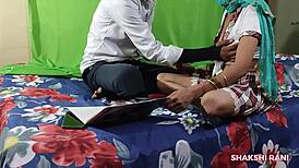 היי, תראה אותי מלמדת את התלמידה ההודית שיעורי זיון דסי אמיתיים!