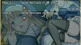 Saint Emiliana Hentai Game Cap1 Blonde Blowjob Scene