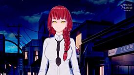 makima bouncing boobs chainsaw man