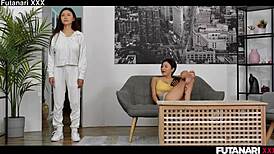 Rae Lil Black handles huge cock for massive facial finish