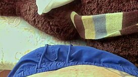 damn, this hot elf masturbates with hentai before sucking my dick! 😜