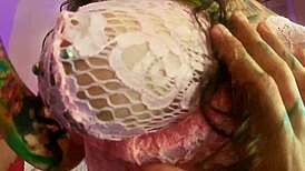 damn, this hot elf masturbates with hentai before sucking my dick! 😜