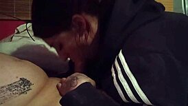 I found this teen slut on Craigslist and she deepthroats my monster cock