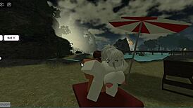 Cute MILF Jumps Cock in Game