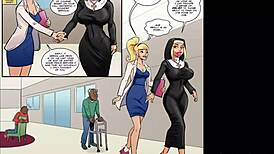 Hey, Nak Tengok Biarawati Dikongkek Oleh Lelaki Hitam Tua Dengan Kontol Besar?