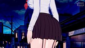 makima bouncing boobs chainsaw man