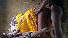 Desi wife bends over for doggystyle pussy fuck