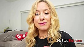 Stepdaughter fantasy unfolds with cute teen riding in missionary style. Daddy can't resist!