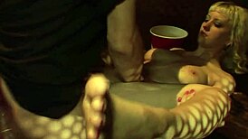 Cherry SUCKS a dick through bars then FUCKED HARD in the ASS