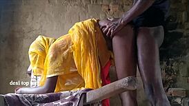 Desi wife bends over for doggystyle pussy fuck