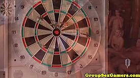 Gaming Facialized And Fucked In Group!